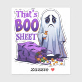 Boo-Hoo-Lloween, dat is het laken Sticker (Vel)