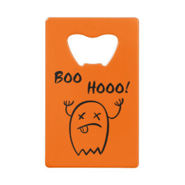 Boo Hooo Halloween Geest Licht-Monochroom Creditkaart Flessenopener