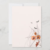 Boo Ik ben 30 Halloween Spooky Floral Ghost Birthd Kaart (Achterkant)