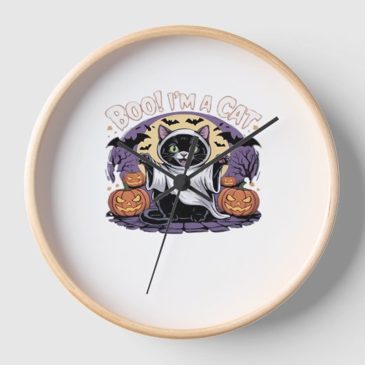 Boo Ik ben een kat Oversized T-shirt (Voorkant)