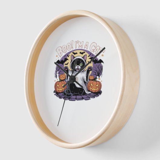 Boo Ik ben een kat Oversized T-shirt (Hoek)