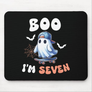 Boo Ik ben Seven Ghost Skateboard 7e Verjaardag Ha Muismat