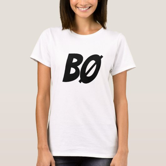 BOO, in het Noors, BØ T-shirt (Voorkant)