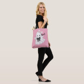 Boo in Strikjes Tote Bag (Op model)