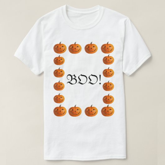 BOO Jack-O-Lantern 2 T-Shirt (Design voorkant)