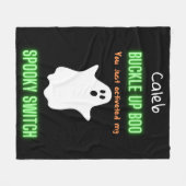 Boo, je hebt net mijn woordschakelaar geactiveerd fleece deken (Voorkant (Horizontaal))