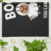 Boo, je kunt me geen honden en katten eten Grappig Theedoek (Gevouwen)