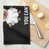 Boo, je kunt me geen honden en katten eten Grappig Theedoek (Quarter Fold)