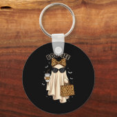 Boo Jee Boujee Ghost Halloween October Vibes Soky Sleutelhanger (Voorkant)