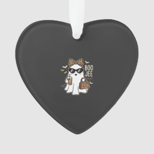 Boo Jee Cute Geest Halloween Luipaard Ontwerp_1 Ornament