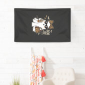 Boo Jee Cute Geest Halloween Luipaard Ontwerp_1 Spandoek (Insitu)