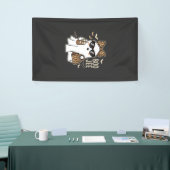 Boo Jee Cute Geest Halloween Luipaard Ontwerp_1 Spandoek (Beurs)