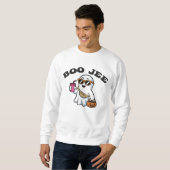 BOO-JEE Geest – Grappig Boujee Halloween-ontwerp Trui (Voorkant volledig)