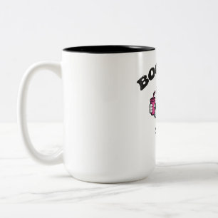 BOO-JEE Geest – Grappig Boujee Halloween-ontwerp Tweekleurige Koffiemok