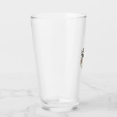 Boo Jee Geest Halloween Luipaard Boog Vector Ontwe Glas (Rechts)
