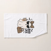 Boo Jee Geest Halloween Luipaard Boog Vector Ontwe Handdoek (Handdoek)