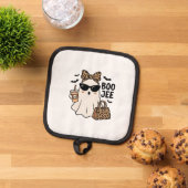 Boo Jee Geest Halloween Luipaard Boog Vector Ontwe Pannenlap (Top down)