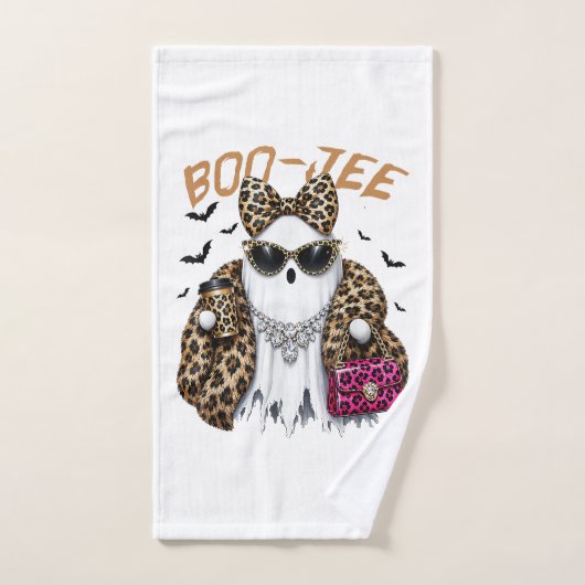 Boo-JEE Geest Luipaard Coquette Halloween Handdoek (Handdoek)