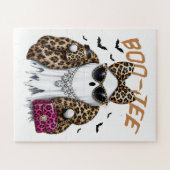 Boo-JEE Geest Luipaard Coquette Halloween Legpuzzel (Horizontaal)