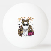 Boo-JEE Geest Luipaard Coquette Halloween Pingpongbal (Achterkant)