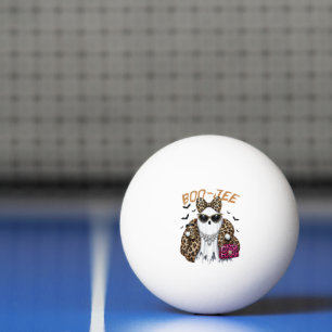 Boo-JEE Geest Luipaard Coquette Halloween Pingpongbal