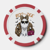 Boo-JEE Geest Luipaard Coquette Halloween Poker Chips (Achterkant)