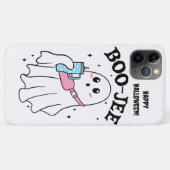 Boo-jee geest zegt Happy Halloween! Case-Mate iPhone Case (Achterkant (horizontaal))