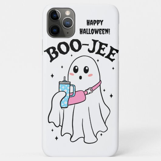 Boo-jee geest zegt Happy Halloween! Case-Mate iPhone Case (Achterkant)