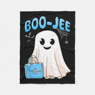 Boo-jee Ghost Boujee Halloween kostuum truc of TR Fleece Deken