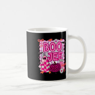 Boo Jee Ghost Coffee Coquette Bow Halloween Girl W Koffiemok