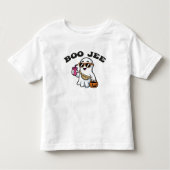 BOO-JEE Ghost – Funny Boujee Halloween Design Kinder Shirts (Voorkant)