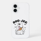 BOO-JEE Ghost Halloween Cute Phone Case iPhone 16 Hoesje (Achterkant)