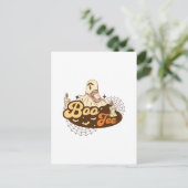 Boo-Jee Ghost Halloween grappig Briefkaart (Staand voorkant)