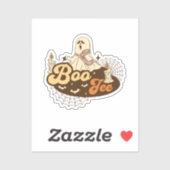 Boo-Jee Ghost Halloween grappig Sticker (Vel)
