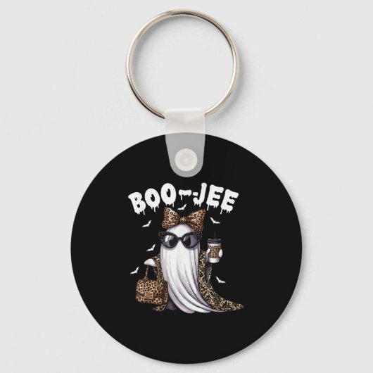 Boo Jee Ghost Shirt Soky Vibes Halloween Boujee Wo Sleutelhanger (Voorkant)