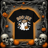 Boo-Jee Ghost | Trendy Leopard Print Halloween T-shirt