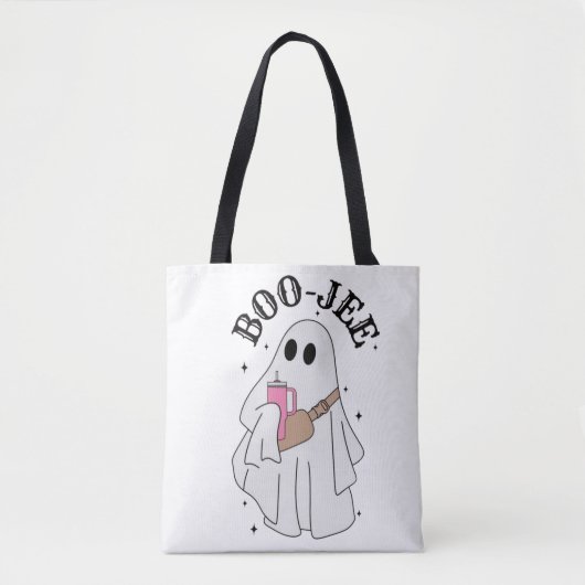 BOO JEE Grappig Halloween-spook Griezelige Sfeer Tote Bag (Voorkant)