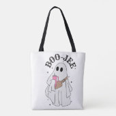 BOO JEE Grappig Halloween-spook Griezelige Sfeer Tote Bag (Achterkant)