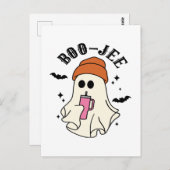 Boo-Jee grappig Halloween Tumbler-geïnspireerd spo Briefkaart (Voorkant / Achterkant)