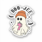 Boo-Jee grappig Halloween Tumbler-geïnspireerd spo Sticker (Voorkant)