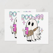 Boo Jee Grappige Halloween Geest (Voorkant / Achterkant)