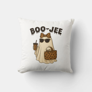 BOO-JEE Leopard Print Ghost Throw Pillow  Kussen