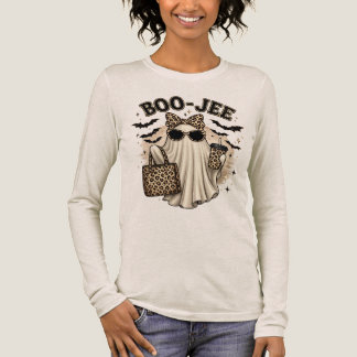 Boo-Jee Luipaard Geest Halloween T-shirt