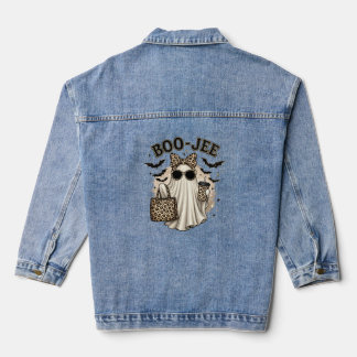 Boo-Jee Luipaard Ghost Denim Jas Jacket
