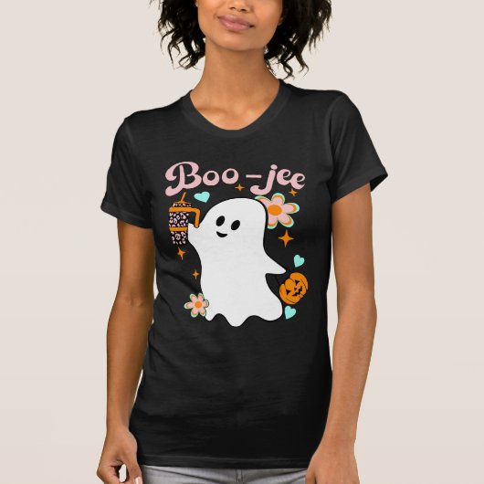 Boo-Jee | Retro Ghost T-shirt (Voorkant)