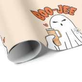 Boo-Jee Schattigee Halloween Ghost Met 40oz Tumble Cadeaupapier (Rol Hoek)