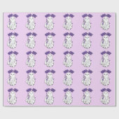 Boo-Jee Schattigee Halloween Ghost met 40oz Tumble Cadeaupapier (Vlak)