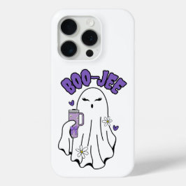Boo-Jee Schattigee Halloween Ghost met 40oz Tumble iPhone 15 Pro Case