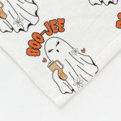 Boo-Jee Schattigee Halloween Ghost Met 40oz Tumble Fleece Deken (Hoek)