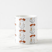Boo-Jee Schattigee Halloween Ghost Met 40oz Tumble Koffiemok (Center)